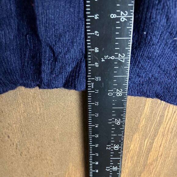 Talbots Womens Sweater Dark Blue Turtleneck Knit Pull Over Normcore XLarge - Picture 9 of 12